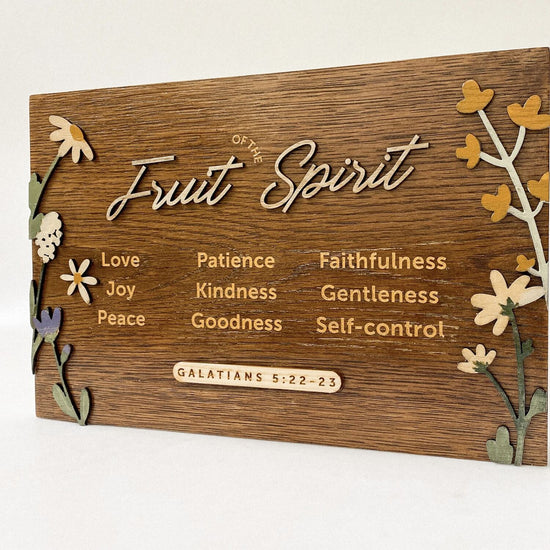 Fruit Of The Spirit - Essential Wood Collection {Galatians 5:22-23}