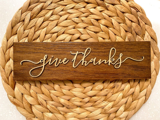 Give Thanks {Small Genesis board}