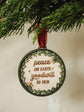 Emmanuel, Peace, Hope - Bauble Set {Matthew 1:23; Matthew 12:21; Luke 2:13-14}\