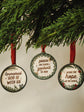 Emmanuel, Peace, Hope - Bauble Set {Matthew 1:23; Matthew 12:21; Luke 2:13-14}\