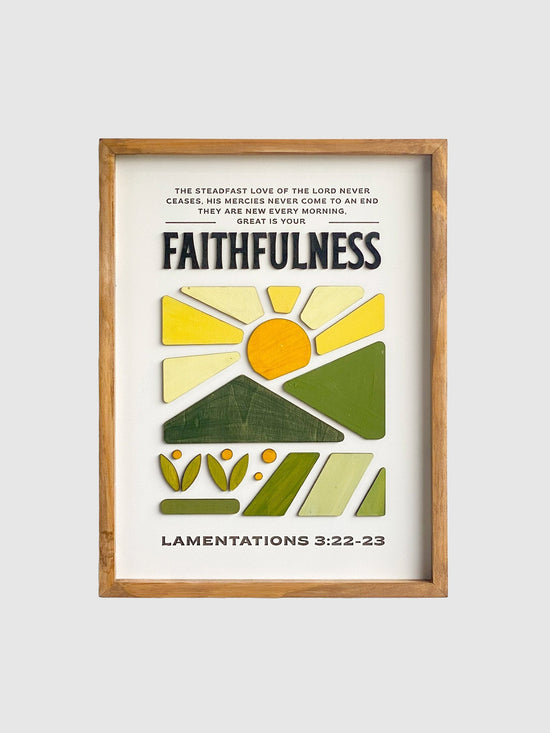 Great Is Your Faithfulness {Lamentations 3:22-23}