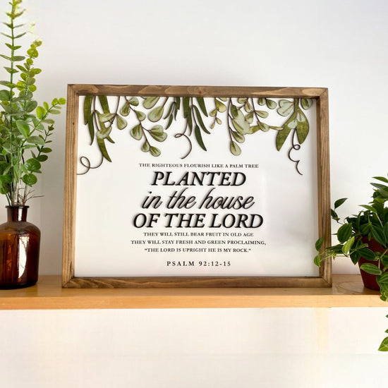 Planted In The House Of The Lord {Psalm 92:12-15}