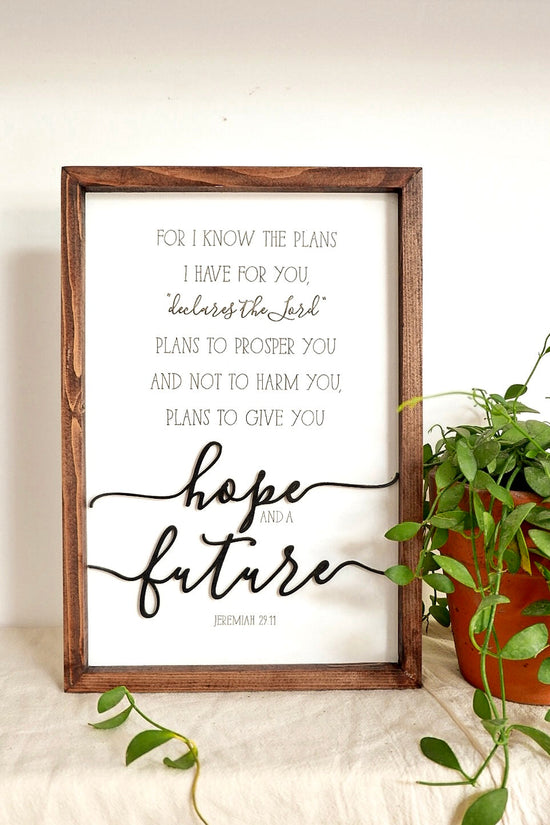 Hope And A Future {Jeremiah 29:11}