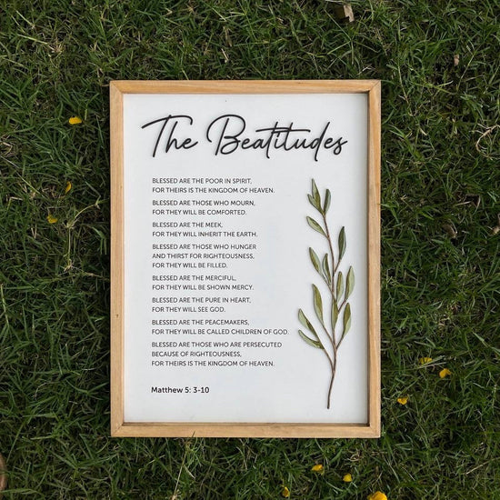 The Beatitudes {Matthew 5:1-10}