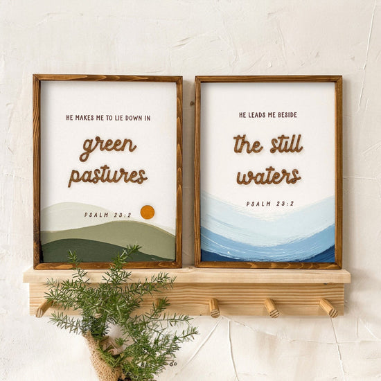 Green Pastures, Still Waters {Psalm 23}