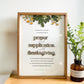 Prayer And Supplication With Thanksgiving {Philippians 4:6-7}