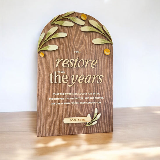 Restore The Years - Arc Board {Joel 2:25}