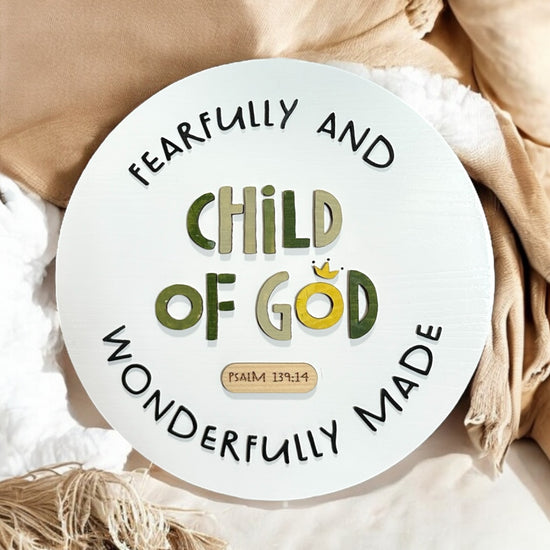 Child Of God {Ruthie collection} - Psalm 139:14